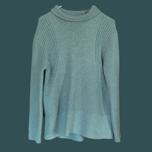 Vince Camuto Grey Knit Cowl Pullover Sweater